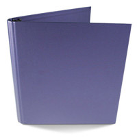 

Paolo Cardelli Imperia Blando Collection, 1" D-Ring Binder Landscape, Navy Blue