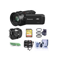 

Panasonic HC-VX1K 4K Camcorder, 24x Leica Dicomar Lens, HDR Mode, Wireless Multi-Camera Capture - Bundle With 32GB SDHC Card, Video Bag, 62mm Filter Kit, Cleaning Kit, Memory Wallet,