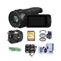

Panasonic HC-WXF1K 4K UHD Camcorder, 24x Leica Dicomar Lens, - Bundle With 32GB SDHC Card, Video Bag, 62mm Filter Kit, Cleaning Kit, Memory Wallet, Card Reader
