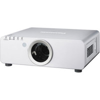 

Panasonic PT-DZ680ULS 1-Chip DLP Projector, 1920x1200 Native Resolution, 16:10 Aspect Ratio, 2000:1 Contrast Ratio, 3D, Lens not Included, Silver