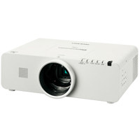 

Panasonic PT-EW630UL LCD Projector, 5500 Lumens Brightness, 16:10 Aspect Ratio, 5000:1 Contrast Ratio, WXGA 1280x800 Resolution, Lens Not Included