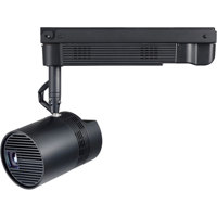 

Panasonic PT-JW130FBU Direct Mount Space Player DLP Projector and Lighting Combination - ET-JPF100B Floor Mount Kit or ET-JPC100B Ceiling Mount Kit Required, Black