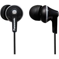 

Panasonic RP-HJE125 ErgoFit In-Ear Earbud Headphones, Black
