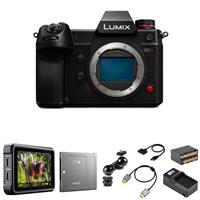 Panasonic Lumix DC-S1H Mirrorless Digital Camera with Atomos Ninja & Drive Bundle