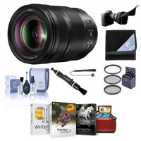 

Panasonic 24-105mm f/4 LUMIX S O.I.S. L-Mount Lens - Bundle With 77mm Filter Kit, Flex Lens Shade, Lens Cleaner, Lens Wrap, Capleash, Cleaning Kit, Mac Software Package