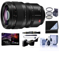 

Panasonic 50mm f/1.4 LUMIX S PRO L-Mount Lens - Bundle With 77mm Filter Kit, Flex Lens Shade, Lenpen Lens Cleaner, Lens Wrap, Capleash, Cleaning Kit, Pro PC Software Package