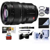 

Panasonic 50mm f/1.4 LUMIX S PRO L-Mount Lens - Bundle With 77mm Filter Kit, Flex Lens Shade, Lenpen Lens Cleaner, Lens Wrap, Capleash, Cleaning Kit, Mac Software Package