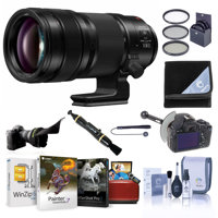 

Panasonic 70-200mm f/2.8 LUMIX S Pro O.I.S. L-Mount Lens - Bundle With 82mm Filter Kit, Flex Lens Shade, FocusShifter DSLR Follow Focus, Cleaner, Lens Wrap, Capleash, Cleaning Kit, MAC Software