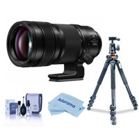 

Panasonic 70-200mm f/2.8 LUMIX S Pro O.I.S. L-Mount Lens - With Vanguard Alta Pro 264AT Tripod and TBH-100 Head with Arca-Swiss Type QR Plate, Cleaning Kit, Microfiber Cloth