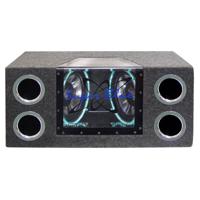 

Pyramid Dual 10" 1000 Watt Bandpass Speaker System with Neon Accent Lighting