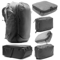 

Peak Design Photo Travel Bundle with 45L Backpack (Black) and Camera Cube (Large)