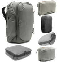 

Peak Design Travel Bundle with 45L Travel Backpack (Sage)