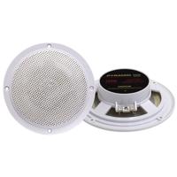 

Pyramid MDC6 5.25" Marine 100 Watts Dual Cone Waterproof Stereo Speakers with Grill