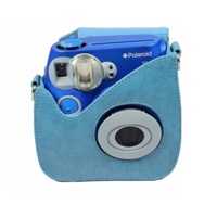 

Polaroid Leather Carry Case for Pic-300 Instant Print Camera, Blue