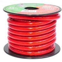 

Pyramid RPR425 4 Gauge Clear Red Power Wire, 25' (Optic Fiber Cable)