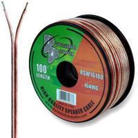 

Pyramid 16 Gauge High Quality Speaker Zip Wire, 100' Spool