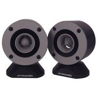 

Pyramid 3.75" 300 Watt Aluminum Bullet Horn Tweeter Pair with Swivel Housing