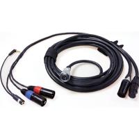 

Peter Engh 18' M3 7-pin Hirose 10-pin Mixer End to 34" XLR Standard Camera End Quick Release Cable Set (Stereo Headphone Tap)