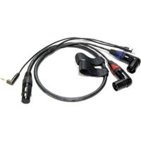 

Peter Engh 33.5" XLR 7-pin Female to 2x XLR 3-pin Right-angle Male M3 Quick Release Camera End for Sony F5/55 Camera