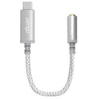 

Pengo 4.7" USB Type-C to 3.5mm 192KHz Audio Adapter Cable, Silver