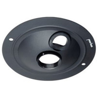 

Peerless Round LCD/Projector Ceiling Plate, 150lbs Load Capacity, Black