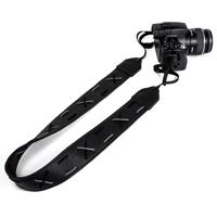 

Perri's Leathers CSL-10 Garment Leather Camera Strap, Black with Suede Lace Weave Stitch