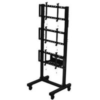 

Peerless SmartMount Portable Video Wall Cart 1x3 Configuration for 46" to 60" Displays