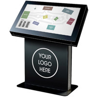 

Peerless Landscape Kiosk Enclosure for 42" Displays, Gloss Black