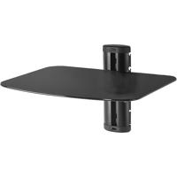 

Peerless ESHV20-S1 Single AV Wall Shelf with Glass, Black