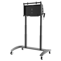 

Peerless SmartMount Motorized Height Adjustable Flat Panel Cart with Rear Enclosure for 42" to 86" Interactive Displays, 280 Lbs Capacity
