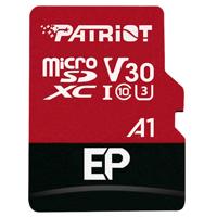 

Patriot Memory EP Series 128GB Micro SDXC V30 A1 UHS-I U3 4K UHD Memory Card with SD Adapter, 90MB/s Read, 80MB/s Write