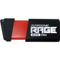 

Patriot Memory Supersonic Rage Elite 256GB USB 3.1 Gen 1 Type-A Capless Flash Drive, 400MB/s Read, 200MB/s Write