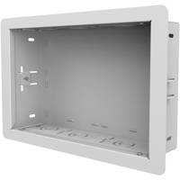 

Peerless 14x9" In-Wall Box with Duplex Surge Suppressor for Recessed Power & AV Components, White