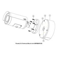 

Pelco Environmental Surface Mount Back Box and Adapter Plate for Sarix IBP Series Bullet Camera
