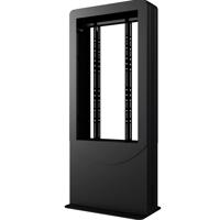 

Peerless Totem/Portrait Back-to-Back Kiosk for Two 40" Curve Displays up to 3" Deep, Gloss Black