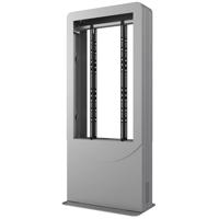 

Peerless Totem/Portrait Back-to-Back Kiosk for Two 40" Curve Displays up to 1.81" Deep, Silver