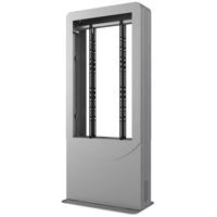 

Peerless Totem/Portrait Back-to-Back Kiosk Enclosure for Two 50" Curve Displays up to 1.81" Deep, Silver