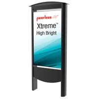 

Peerless Outdoor Smart City Kiosk Enclosure with 55" Peerless XHB552 Xtreme High Bright Display, Black