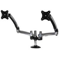 

Peerless Desktop Dual Monitor Arm Mount for up to 29" Monitors with Grommet Base