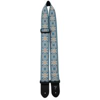 

Perri's Leathers TWS 2" Wide Jacquard Guitar Strap, Blue Mandala