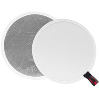 

Photoflex Litedisc 22" Circular Collapsable Disc Reflector, White / Silver