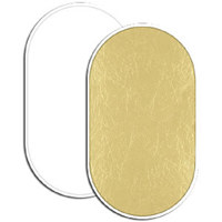 

Photoflex Litedisc 41x74" Collapsible Disc Reflector, Soft Gold / White