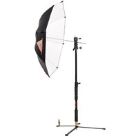 

Photoflex ShoeMount/SpeedLight Umbrella Kit with AC-BSWCP Multi-Clamp, LS-B2200 LiteReach LiteStand