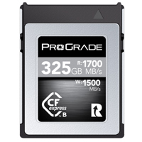 

Prograde Digital 325GB CFexpress 2.0 Cobalt Memory Card, 1600MB/s Read, 1400MB/s Write