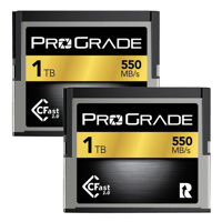 

Prograde Digital 1TB CFast 2.0 Memory Card, 550 MB/s Read, 450 MB/s Write, 2-Pack