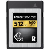 

Prograde Digital 512GB CFexpress Type-B 2.0 Gold Memory Card, 1600MB/s Read, 1000MB/s Write