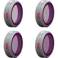 

PGYTECH Professional ND-PL Lens Filter Kit Includes ND8-PL, ND16-PL, ND32-PL, ND64-PL Filters for DJI Mavic 2 Zoom