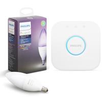 

Philips 6.5Watt Hue White and Color Ambiance E12 Bulb with Hue Bridge