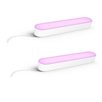 

Philips Hue White & Color Ambiance Play Light Bar, White, 2-Pack