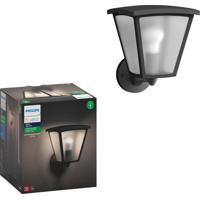 

Philips Hue Inara Outdoor LED Wall Lantern Sconce with Wireless A19 Smart E26 Base Light Bulb